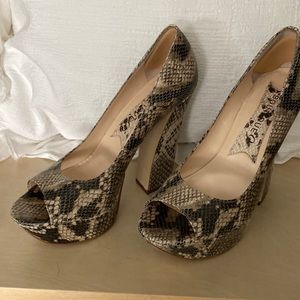 Snakeskin Heels